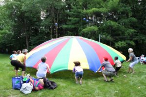 Church Picnic Parachute Game